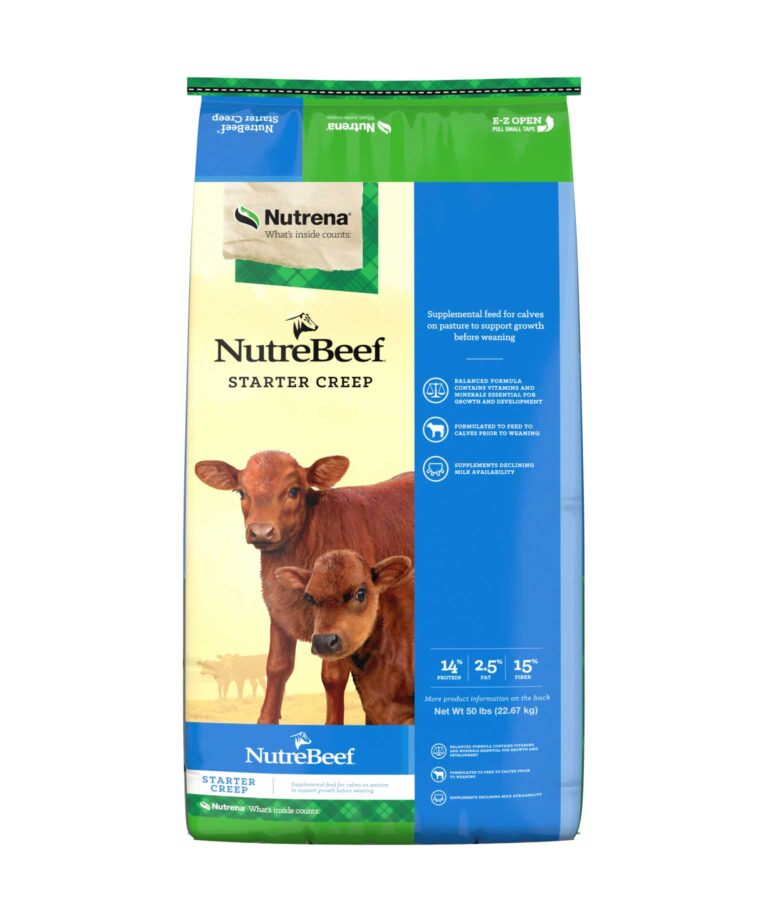 nutrebeef starter creep feed bag