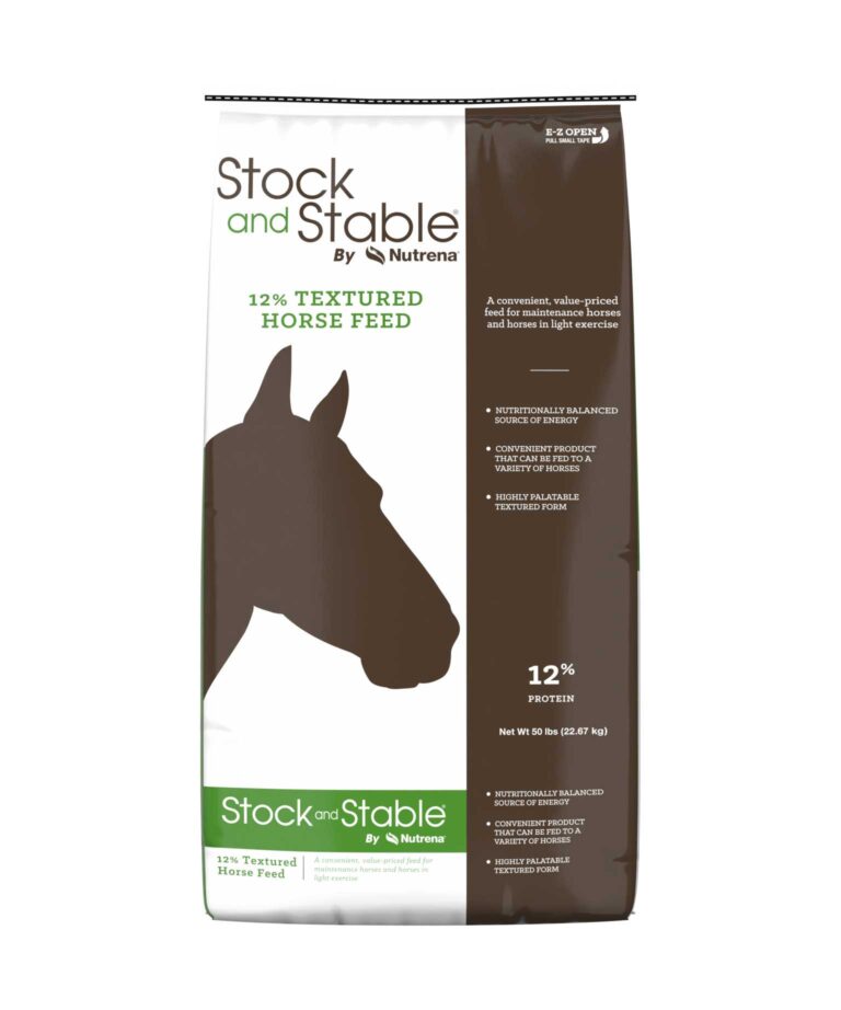 12% textured horse feed