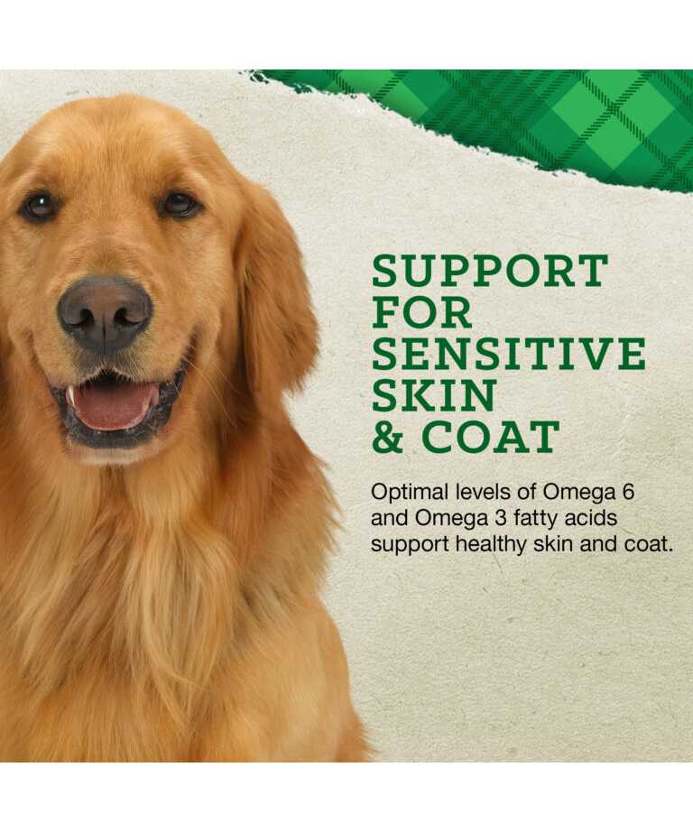 Supportive for sensitive skin and coat