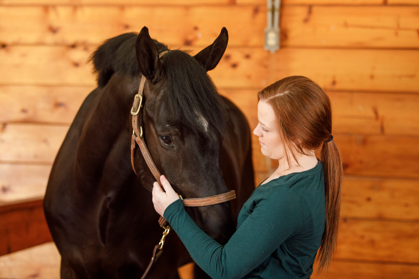 woman with horse