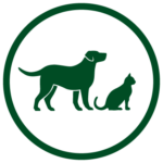 Green dogs & cats icon