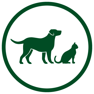 Green dogs & cats icon