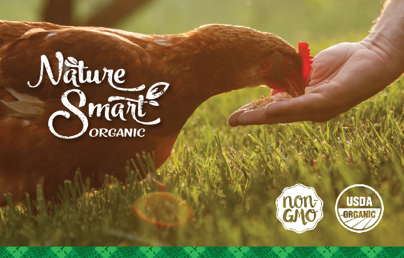 NatureSmart -Organic - non GMO chicken feed