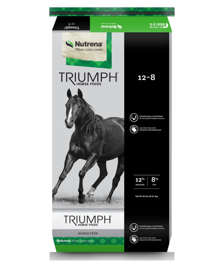 Nutrena Triumph 12-8 front of packaging