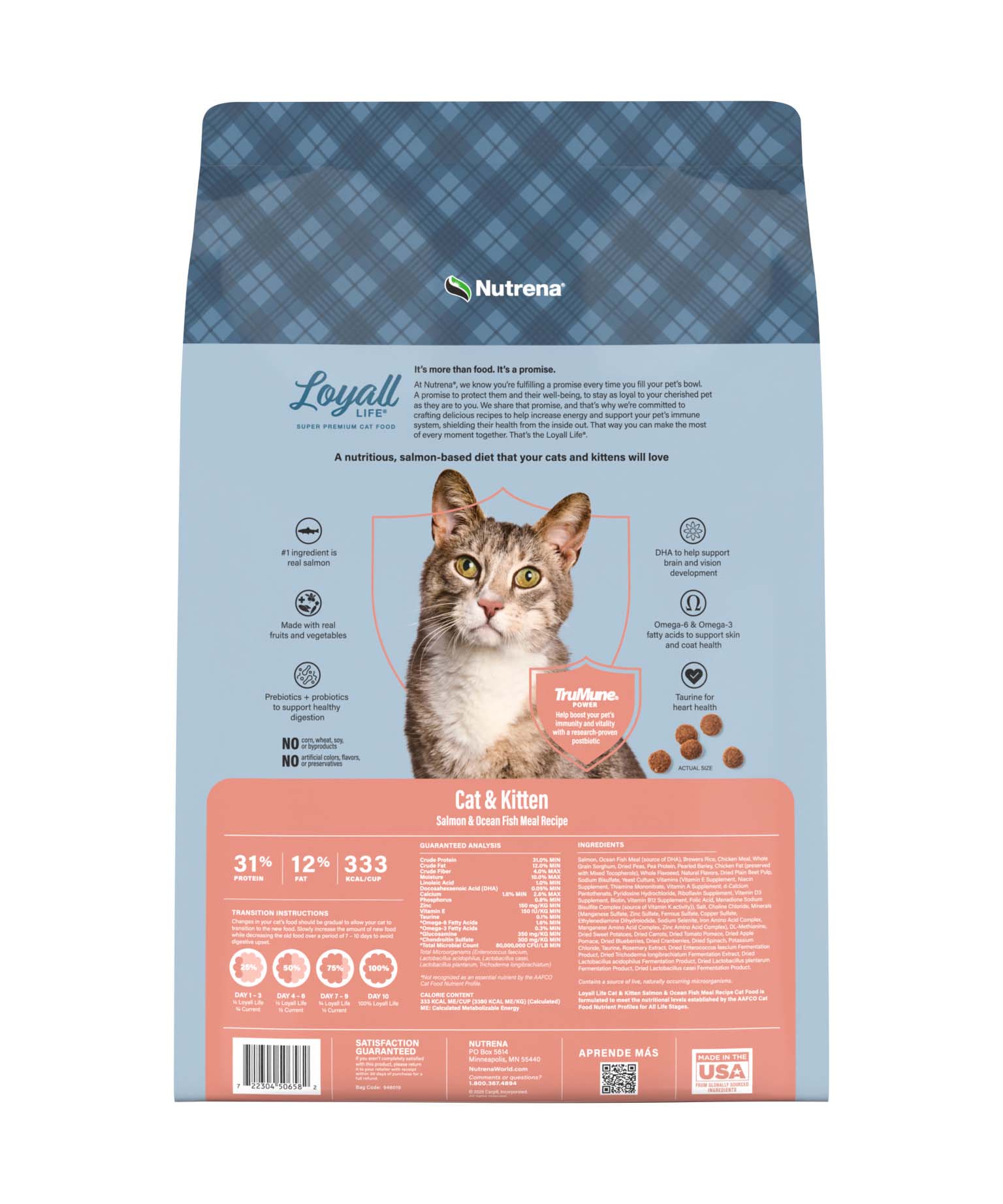 水彩画　レオ・マイヤーズドルフ「A Well Balanced Diet」 Loyall Life® Cat & Kitten Salmon & Ocean Fish Recipe