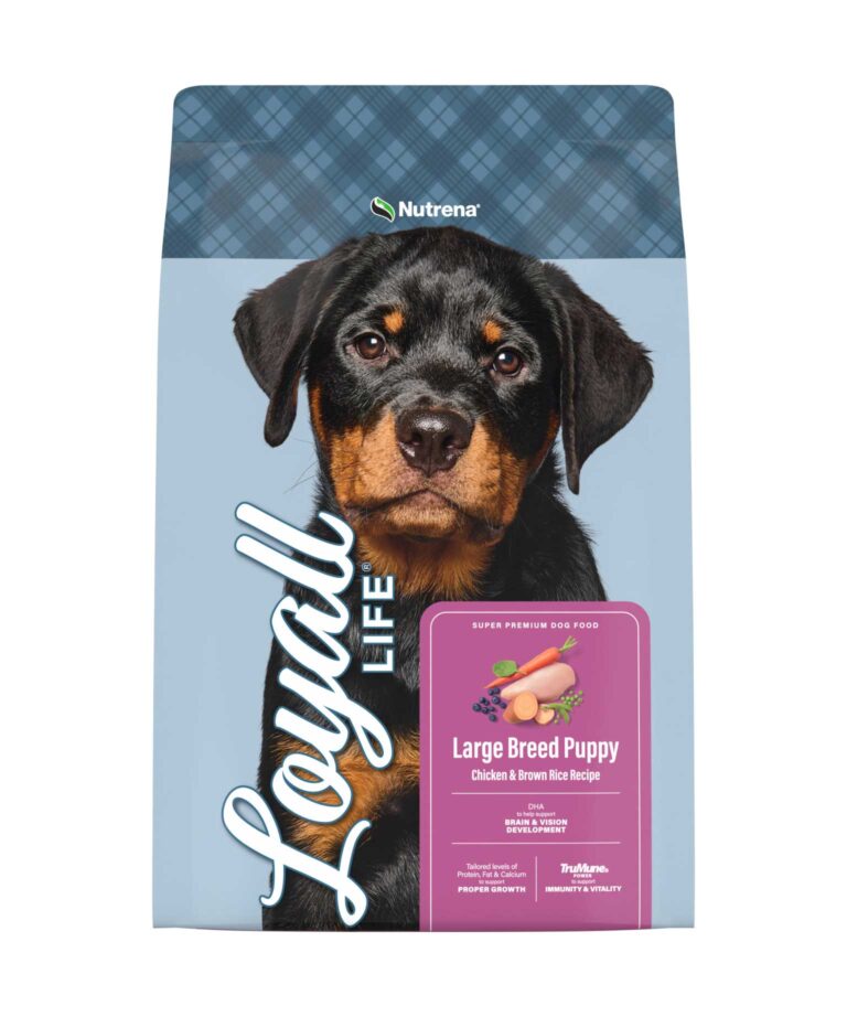 Front of Loyall Life Large Breed Puppy Bag