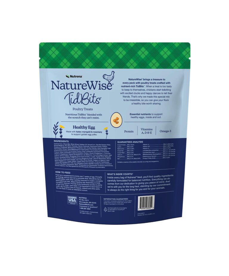 tidbits healthy egg back of bag