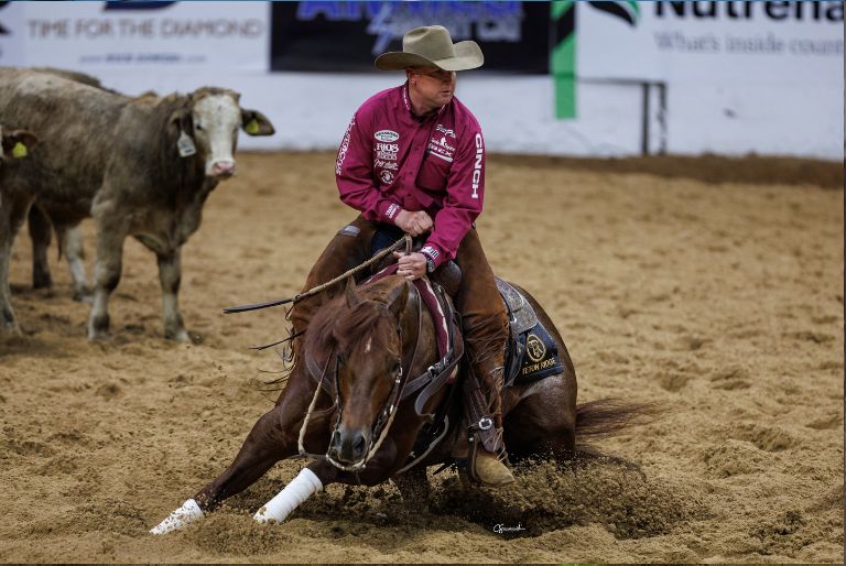 Corey Cushing riding horse