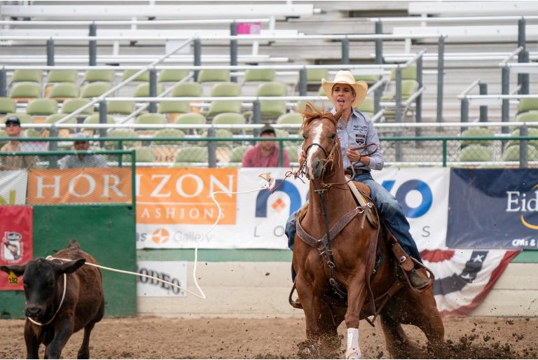 Sarah Angelone on horse