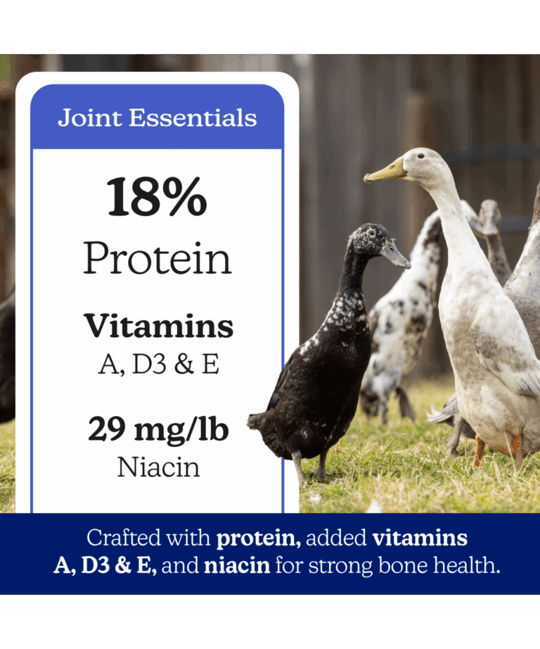 naturewise ducks and geese 18% protein with vitamin A, D & E