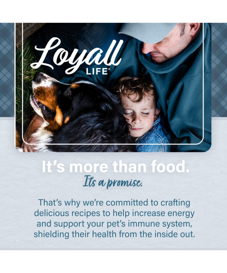 Loyall Life small breed dog food brand statement